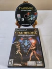 Champions: Return to Arms Sony PlayStation 2 Black Label (PS2) Tested! No Manuel
