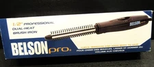 Brand New Belson Pro Dual-Heat ½” Professional Brush Iron For Hairstyling