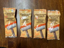 4 Vintage Personal Touch by Schick Disposable 2pk Razors Women 1980s Sealed Prop
