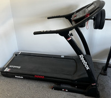 Reebok ZR9 Electric Foldaway Compact Treadmill Running Machine, Black