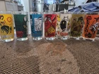 1960's VINTAGE COCA COLA AROUND THE WORLD SERIES TUMBLERS SET OF Seven 7