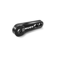 HUD293499 Hudy Machined Aluminum Single Arm Servo Horn (Black) (25T-Futaba/Savox