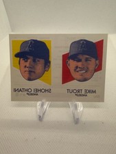 2020 Topps Heritage MIKE TROUT SHOHEI OHTANI #3 Tattoos RARE 1971 Temporary SSP