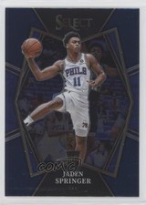 2021-22 Panini Select Premier Level Blue Jaden Springer #180 Rookie RC 0c6