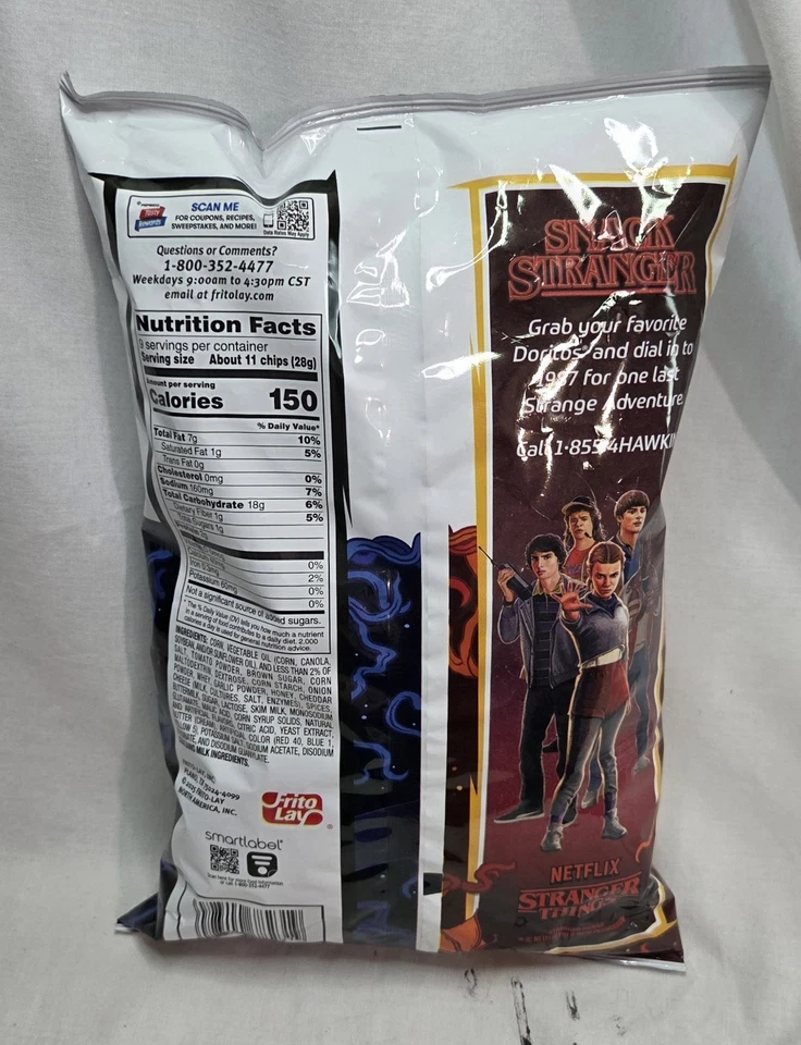 Tortilla Chips Doritos Collisions Netflix Stranger Things Pizza Cool Ranch 1Bg Foto 4 de 4