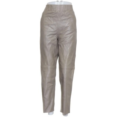 Stand Studio, Lederhose, Größe: 42, Beige, Elasthan/Polyester, Einfarbig #0f7