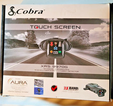 Cobra XRS 9970G Radar Laser Detector Touch Screen with Cables/Manual/Box