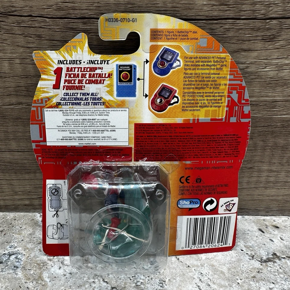 Megaman NT Guerrero Figuras ProtoSoul 2" MegaMan Juguete Figura y Batalla Chip Juego Foto 4 de 4