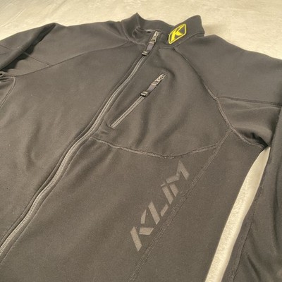 Klim Softshell Inferno Fleece  Jacket Mens Black Snowmobile Motorcycle MEDIUM
