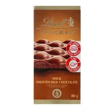 6x Lindt Extra Creamy, Milk Smooth Milk Chocolate, 80 Grams, From Israel, Kosher