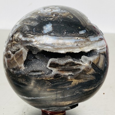 Natural sphalerite crystal cave quartz Sphere healing ball Specimen 3060G