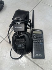Radio Shack Pro-29 Handheld Portable Scanner AND PRO-100 communication headset