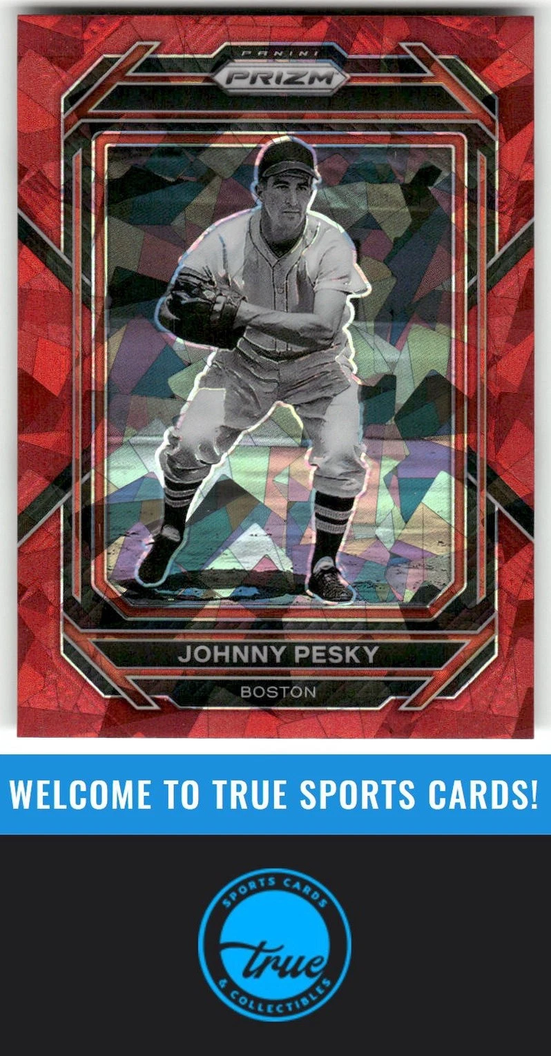 2023 Panini Prizm #231 Johnny Pesky Red Ice Prizms