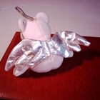 Ty Beanie Babies Halo White Bear Angel Plush with Silver Wings 1999 Vintage — photo 2