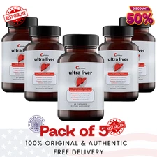 5 Packs UpWellness Ultra Liver Supplement for Liver Health & Gallbladder Support