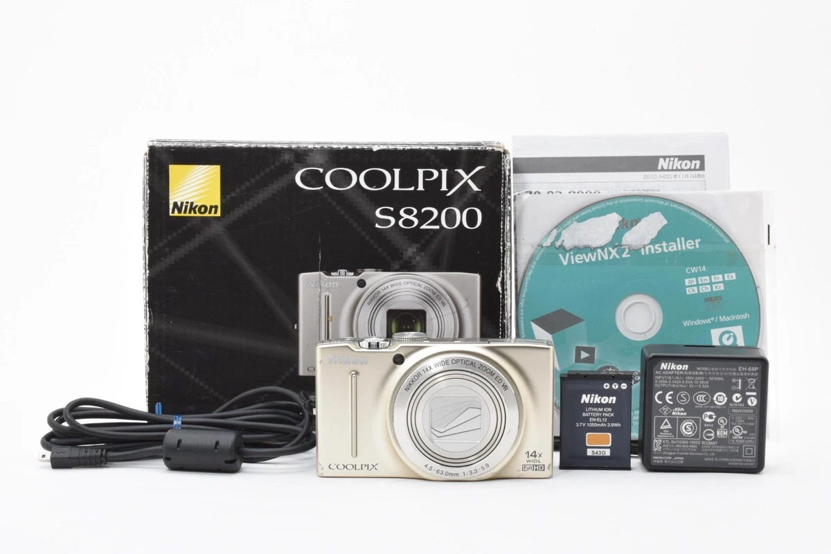 Preços baixos em Câmeras digitais Nikon Coolpix S8200 | eBay