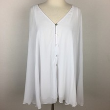 Show Me Your Mumu White Butterfly Tunic Small