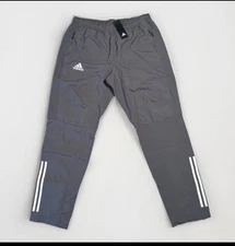 ADIDAS MEN’S HOCKEY RINK SUIT PANTS GREY NWT SIZE L