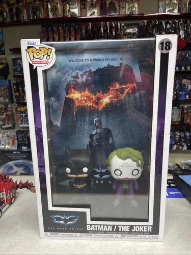 Funko Pop! Movie Poster with Case Batman & The Joker The Dark Knight #18 Vinyl