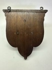 Antique Black Forrest Carved Bachus Green Man Wall Shelf Corbel — photo 3
