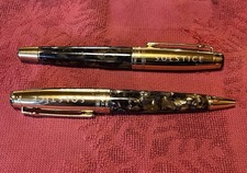 Vintage Cutter & Buck “Solstice” Pen Set With Leather Case