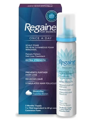 Regaine For Women Extra Strength Scalp Foam 5% W/W Cutaneous Foam - 2 Month Supp