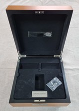 Panerai vintage maxi wooden watch box with key for Regatta chrono good condition