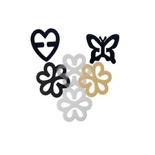 XMMXNBJ Bra Strap Clip for Back Holder,12 Medium, Butterfly-flower-heart