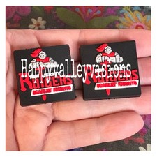 2 Piece College University RUTGERS Focal Beads DIY Jewelry Pens NEW