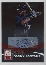 2015 Panini Elite Signatures 21st Century Danny Santana #80 Auto 0f8