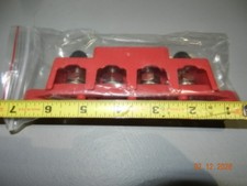 M8 M10 4 Ways Wiring Rows Bus Bar Terminal Block, Power Distribution