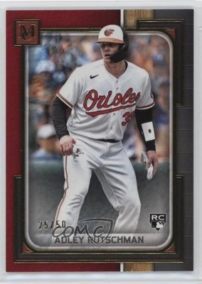 2023 Topps Museum Collection Ruby 25/50 Adley Rutschman #6 Rookie RC 14sd