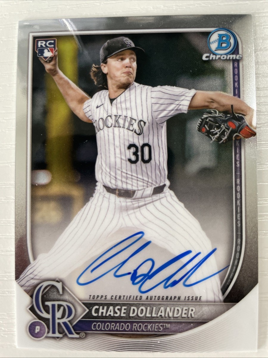 2025 Bowman Chrome - Rookie Autographs Chase Dollander, Chase