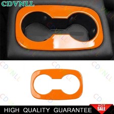 Para Chevy Trax 23-2026 Naranja Brillante Trasero Portavasos de Agua Panel Cubierta Borde 1 PIEZA