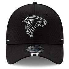 NWT Authentic NFL Atlanta Falcons Black  White New Era 39Thirty Flex Hat Cap
