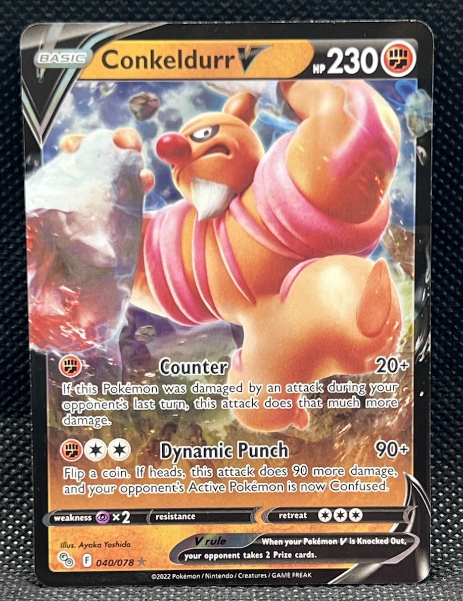 Pokémon TCG Conkeldurr V 40/78 Pokemon Go