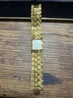 Vintage Seiko Diamond Dial 18k Gold Quarts Nugget Style Men’s Watch