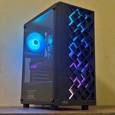 Custom RGB Gaming Desktop PC Intel Core i7 3.40 Quad 32 GB SSD Nvidia RTX 5060