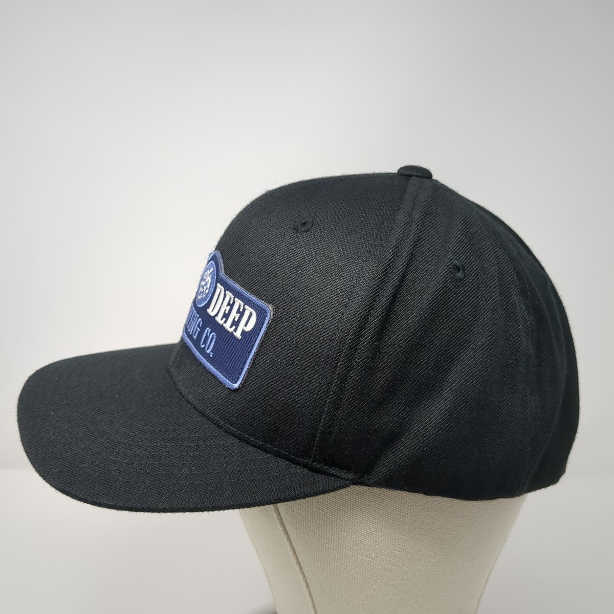 Knee Deep Brewing Co. Snapback Cap Black One Size 6 Panel The Classics Yupoong View 3