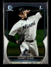 2023 Bowman Draft #BDC-10 Emmett Olson Chrome Miami Marlins
