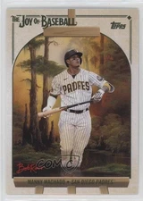 2023 Topps X Bob Ross The Joy of Baseball Easel Canvas Manny Machado #19
