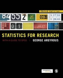 Statistics for Research: With a Guide to SPSS von Argyro... | Buch | Zustand gut