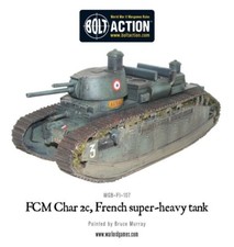 FCM Char 2c Super-heavy French Tank - WWII Bolt Action Warlord Games Model New 
