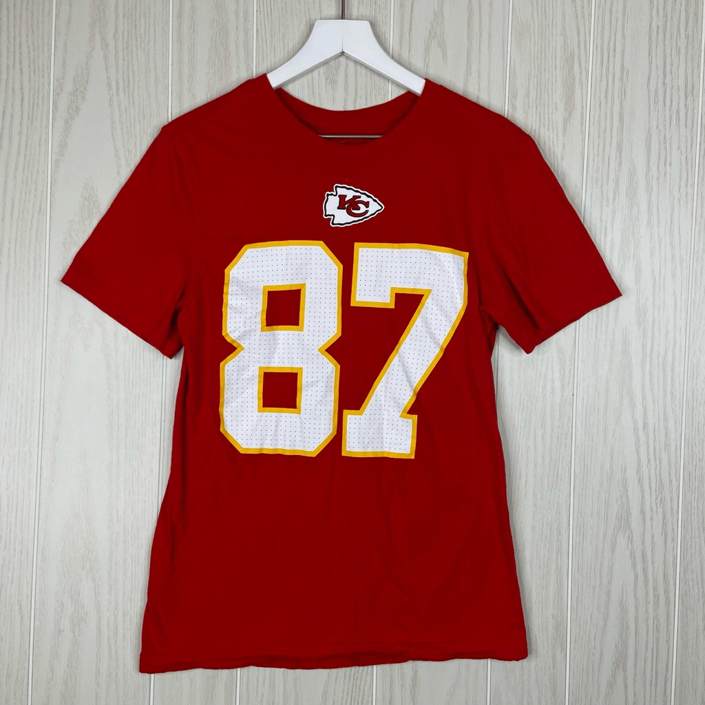 Nike Kansas City Chiefs Tee Travis Kelce Taylor Swift Size Small Number 87