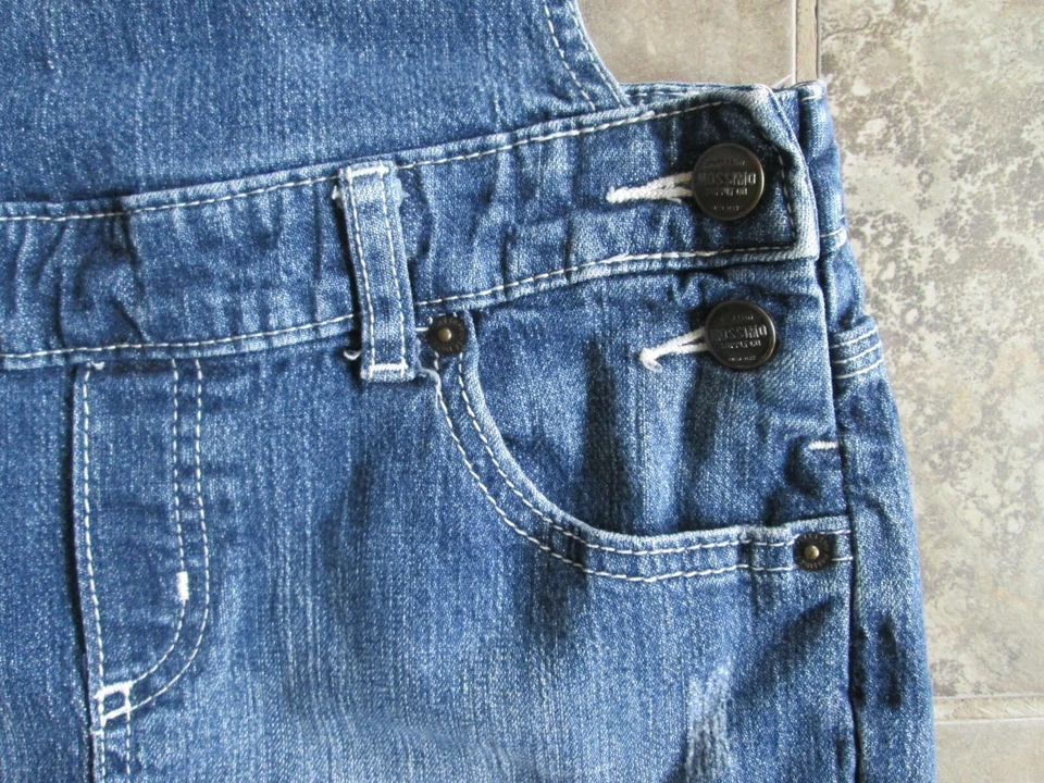 Pantalones Cortos Mossimo Supply Pantalones Cortos Jean Niñas Grandes 10/12 Juveniles Denim Baberos Jersey Foto 2 de 4