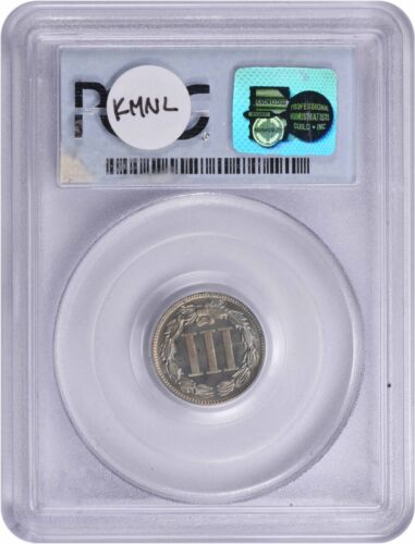 1889 Three Cent Nickel PR66 PCGS - Picture 2 of 4