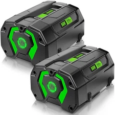 2x For EGO BA5600T Power+ 56V 9.6Ah POWER+ Lithium Battery BA4200 BA2800T BA1120