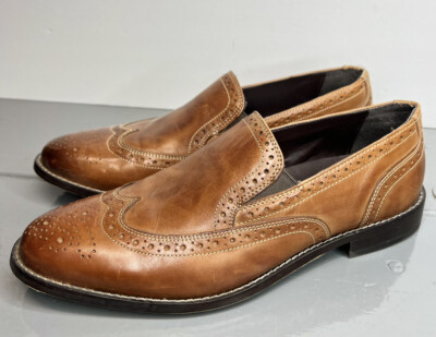 Nunn Bush Norris Mens Brown Wingtip Loafer Shoes Size 9.5 D Nunn Bush Norris Mens Brown Wingtip Loafer Shoes Size 9.5 D  main image 2