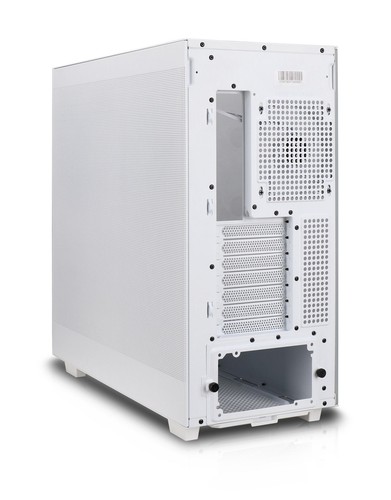 Estuche para juegos Rosewill Helium Flow blanco torre media, sin herramientas, 4x 120 mm - Imagen 6 de 11