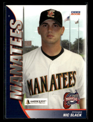 Nic Slack 2005 Brevard County Manatees Team Set